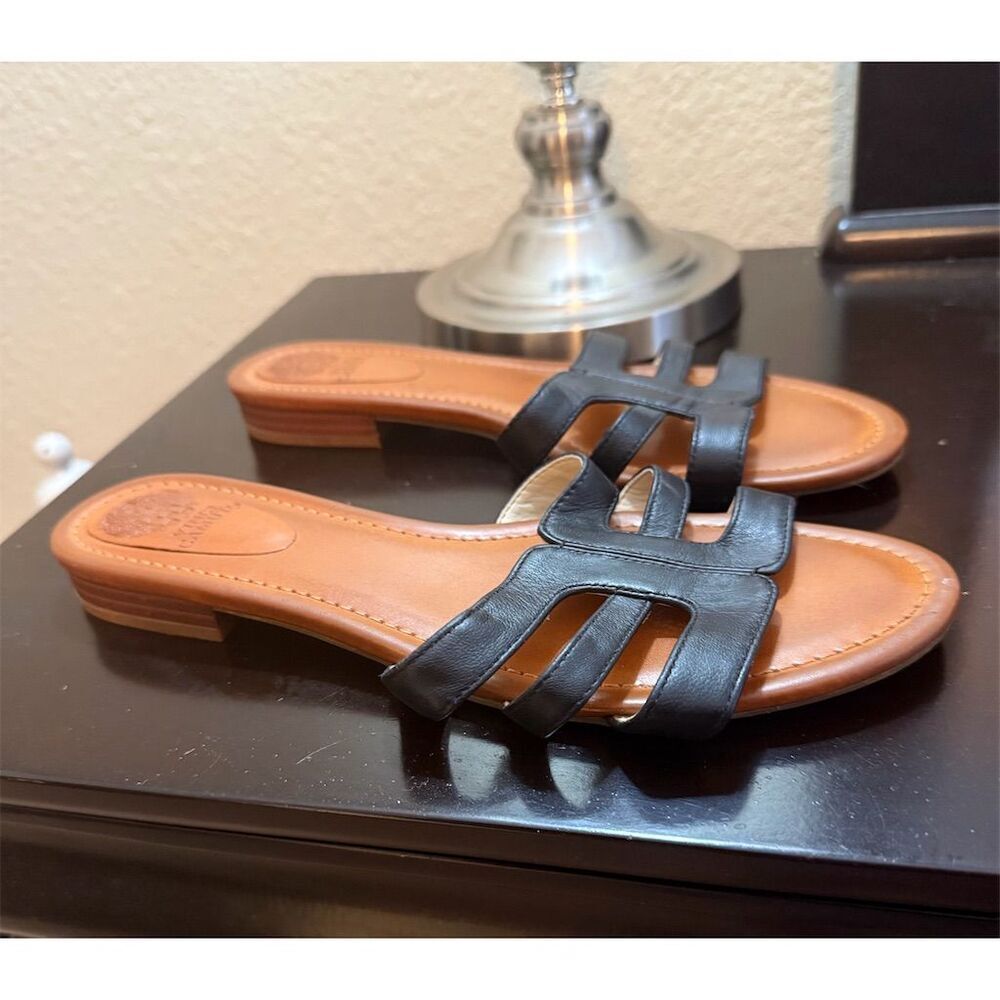 Vince Camuto Black Sandals Sleek Design Comfortable Fit